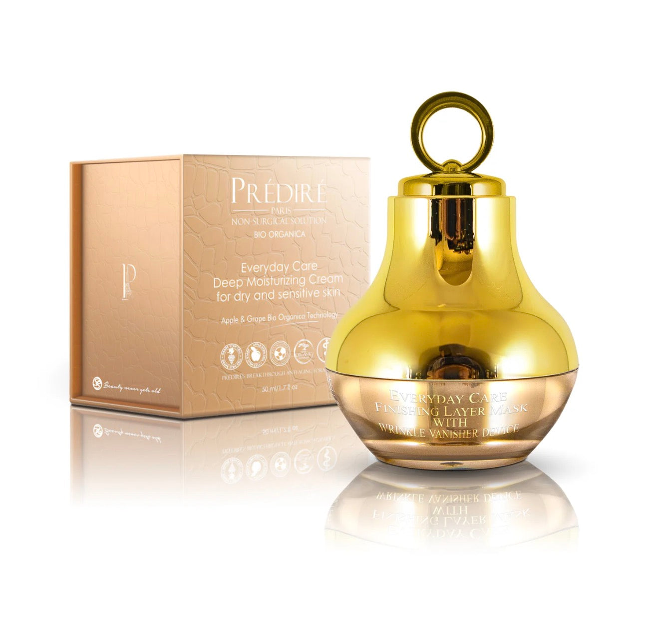 PREDIRE PARIS
Everyday Care Finishing Layer Mask with Wrinkle Vanisher Device | 3-In-1 with LED Treatment, Massager for Blood Circulation, & Wrinkle Eraser