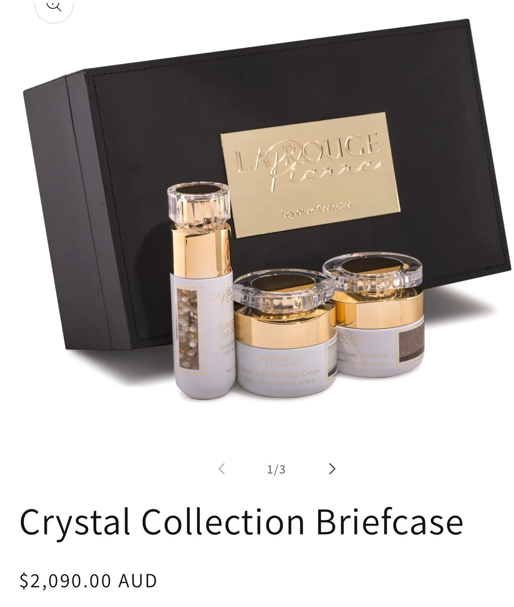 La Rouge Crystal Collection Briefcase