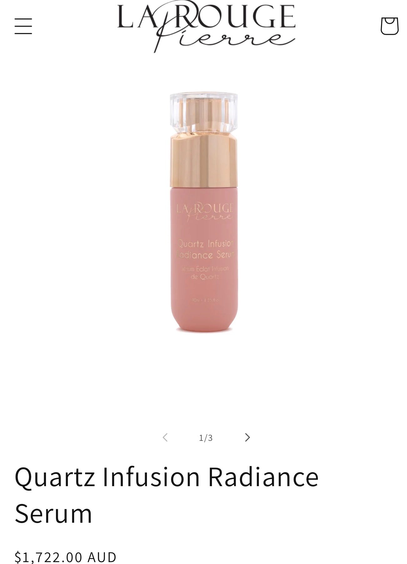 La Rouge Pierre Quartz Infusion Radiance Serum