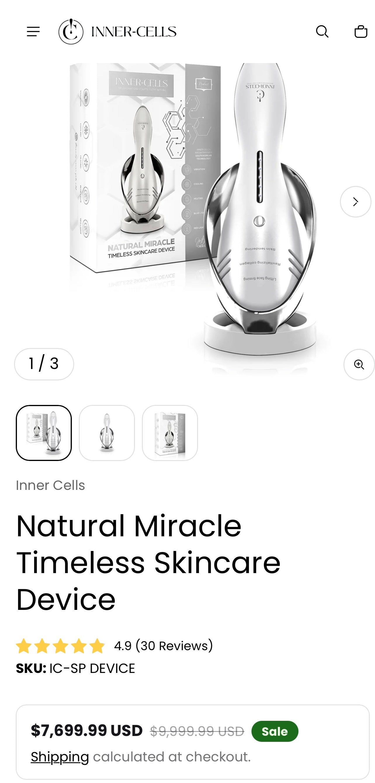 Inner Cells Natural Miracle Device