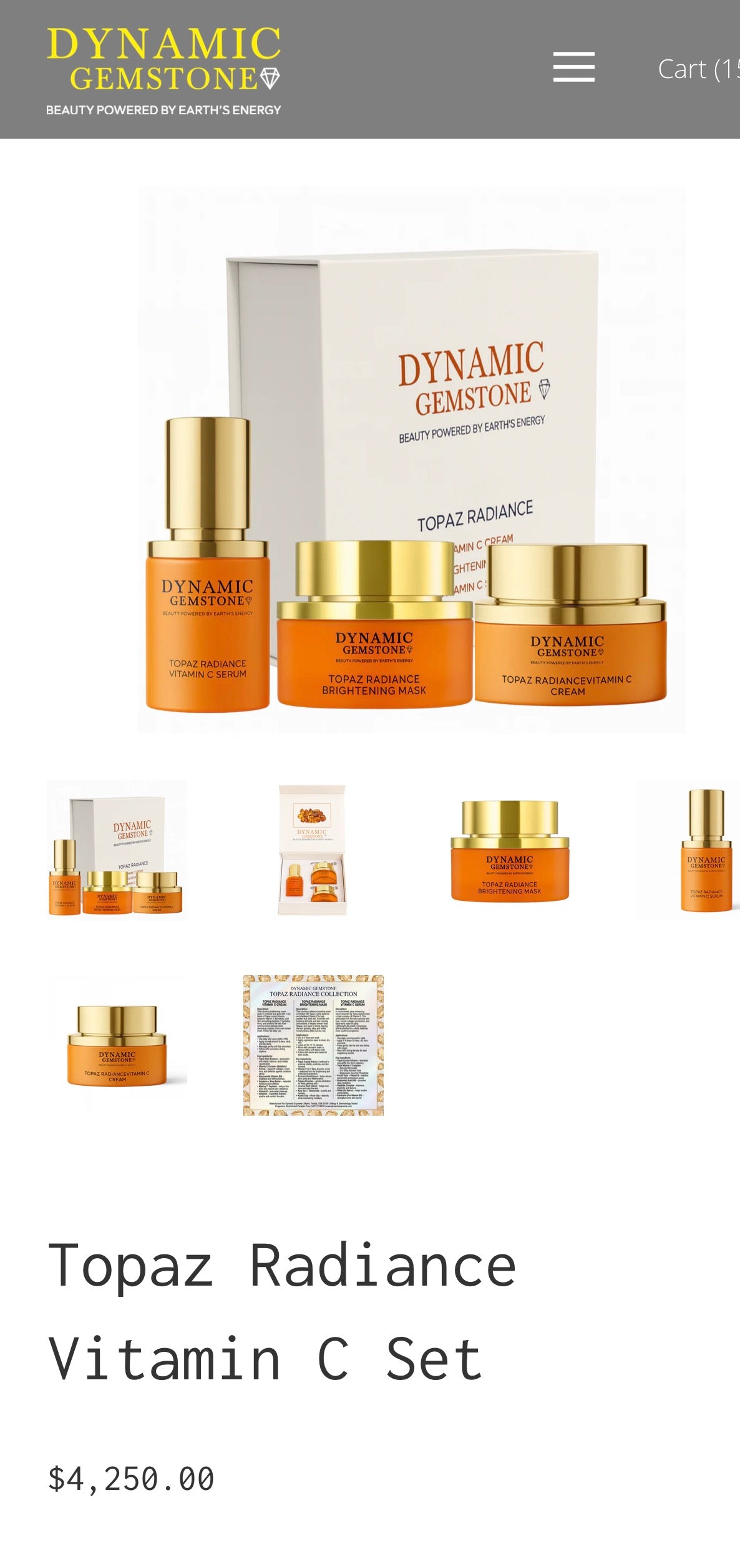 Dynamic Topaz Radiance Vitamin C Set