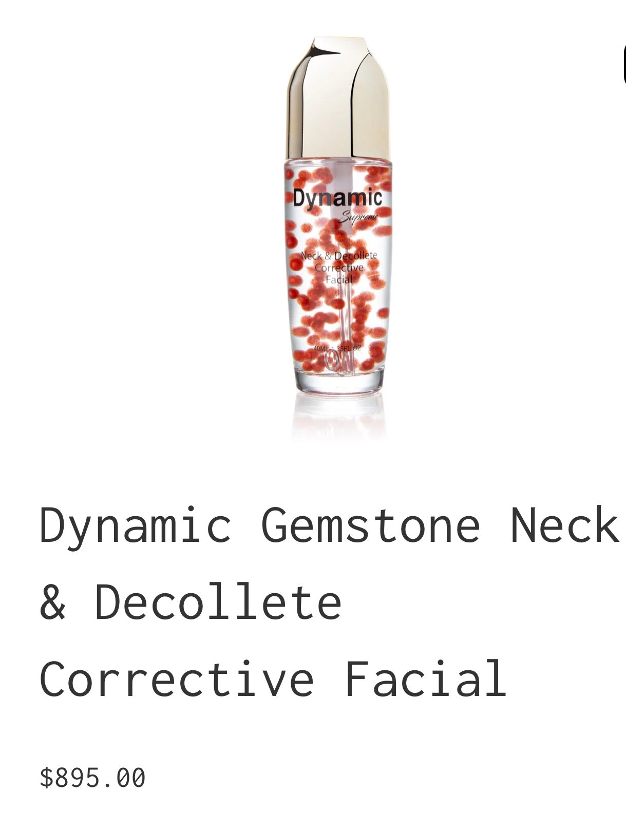 Dynamic Gemstone Neck & Decollete Corrective Facial