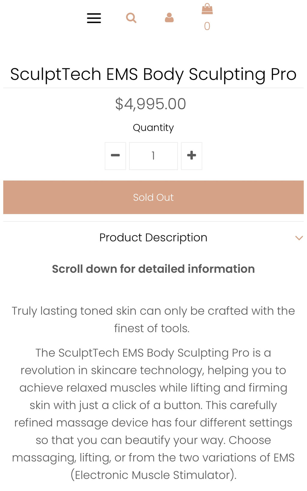 Sculptech EMS Body Sculpting Pro
