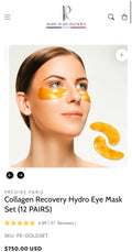 Prédiré Paris Collagen Recovery Hydro Eye Mask