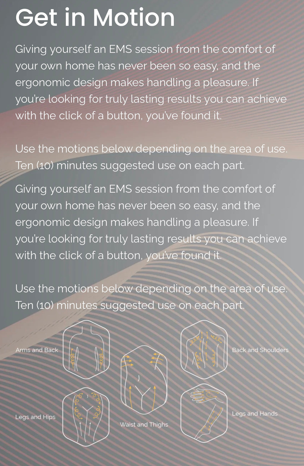 Sculptech EMS Body Sculpting Pro