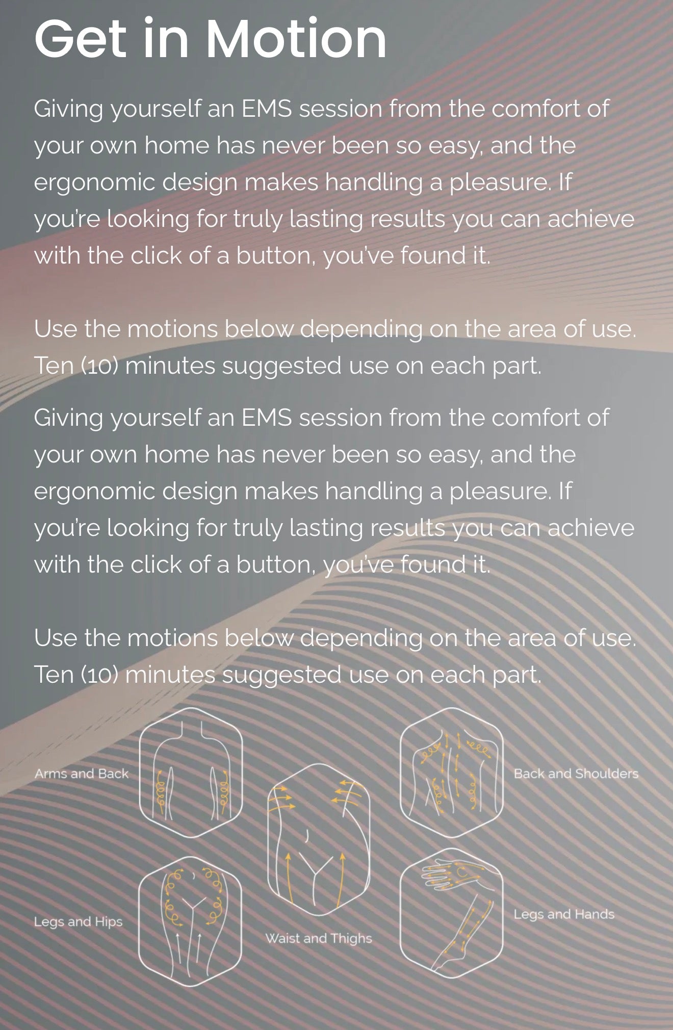 Sculptech EMS Body Sculpting Pro