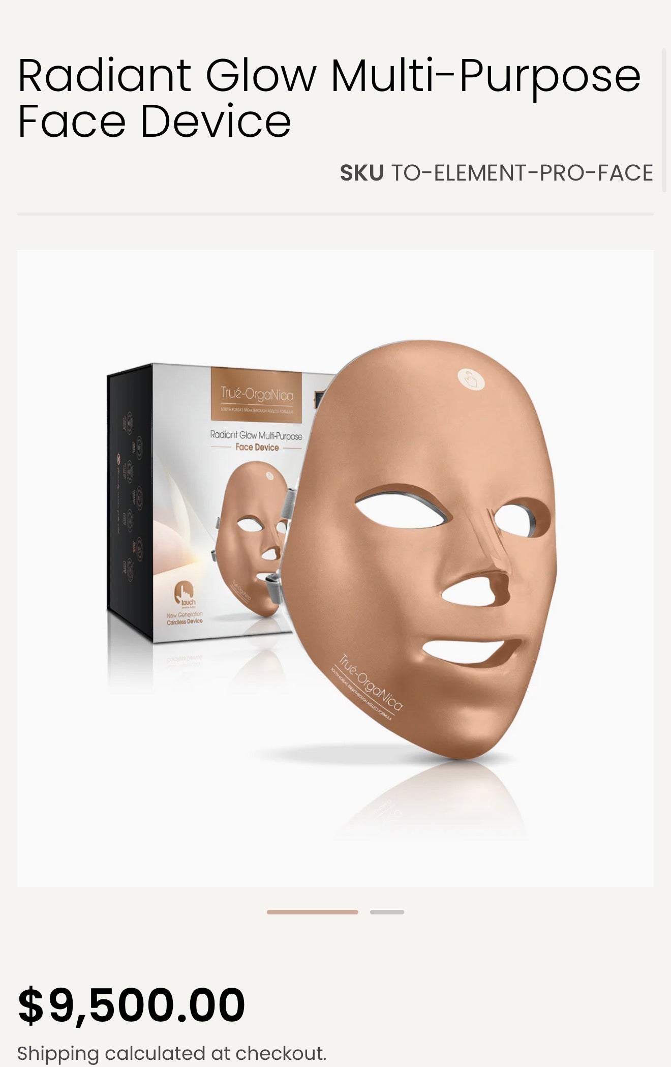 True-OrgaNica Radiant Glow Multi-Purpose Face Device