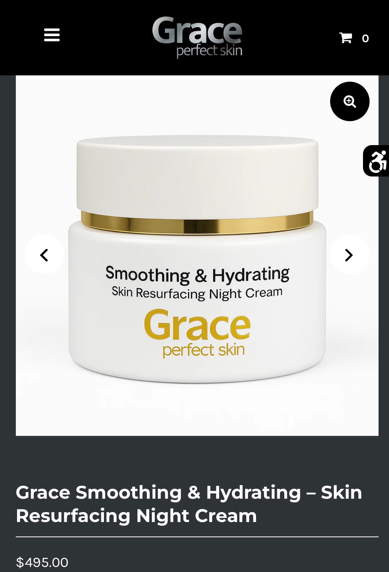 Grace Smoothing & Hydrating – Skin Resurfacing Night Cream